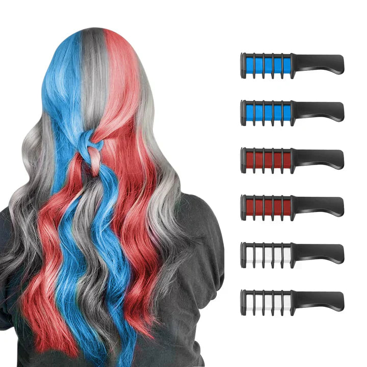 Temporary Hair Chalk Stick | Vibrant & Washable Hair Colors