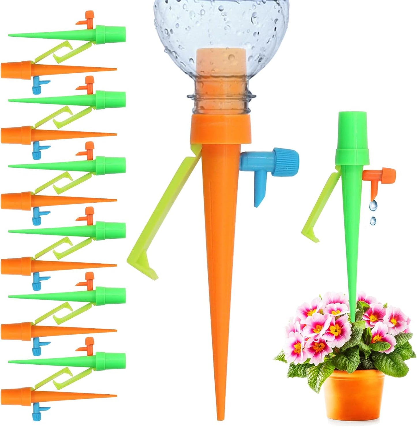 Self-Watering Plant Spike - Includes Bottle Adapter for Convenient Watering