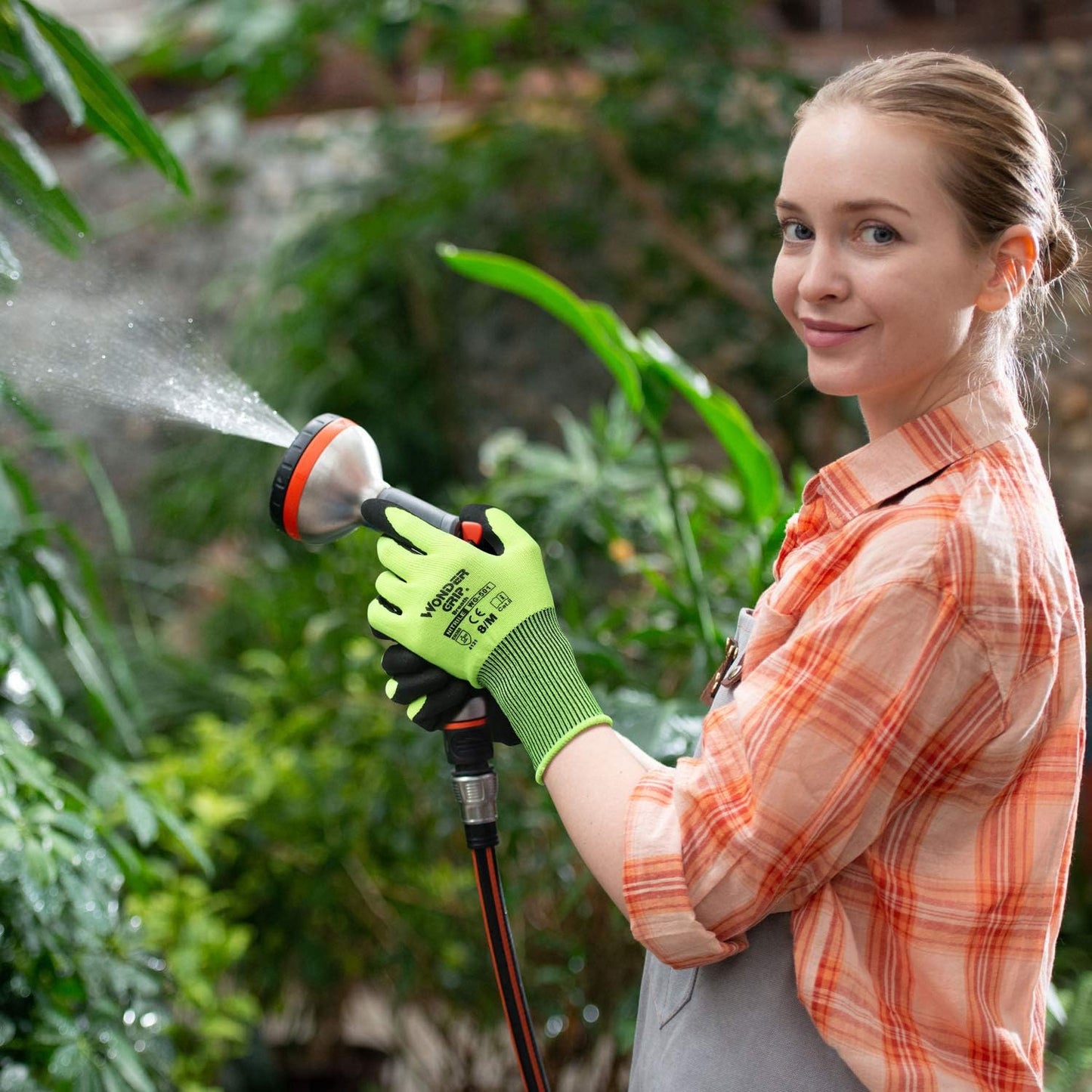 Non-Slip Gardening Gloves with Miracle Grip – Durable Work Gloves for Crafts and Outdoor Tasks