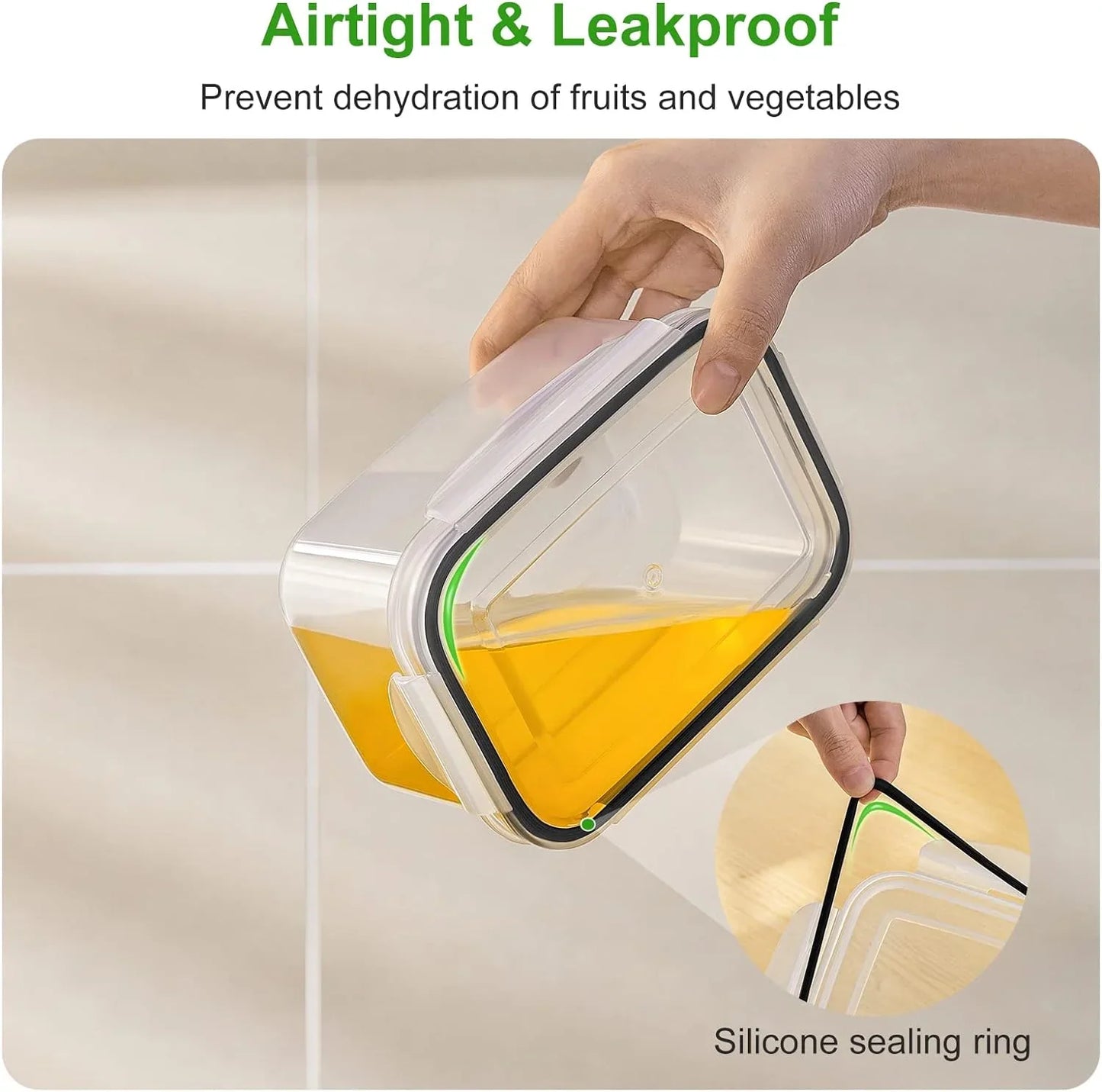 5-Piece Food Storage Set with Lids – Large, Practical, and Freshness Preserving