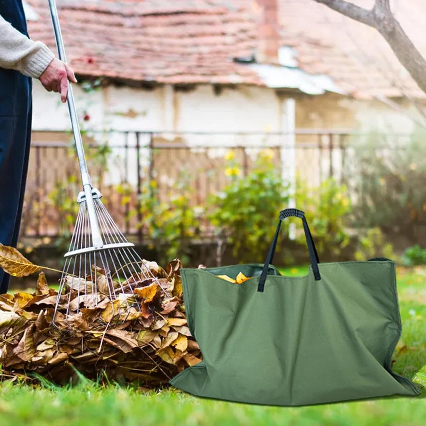 Collapsible Garden Waste Bag – Durable Collection Sack for Leaves and Debris