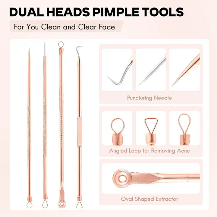Professional Pimple & Blackhead Extractor Kit