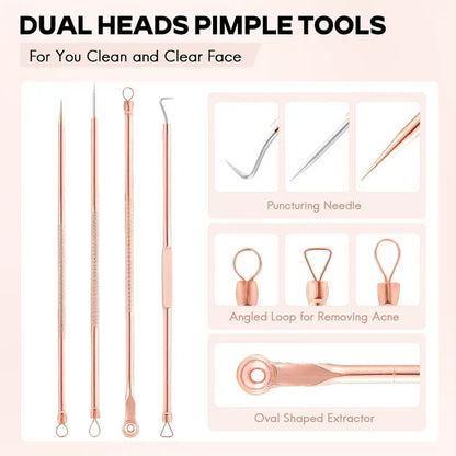 Professional Pimple & Blackhead Extractor Kit