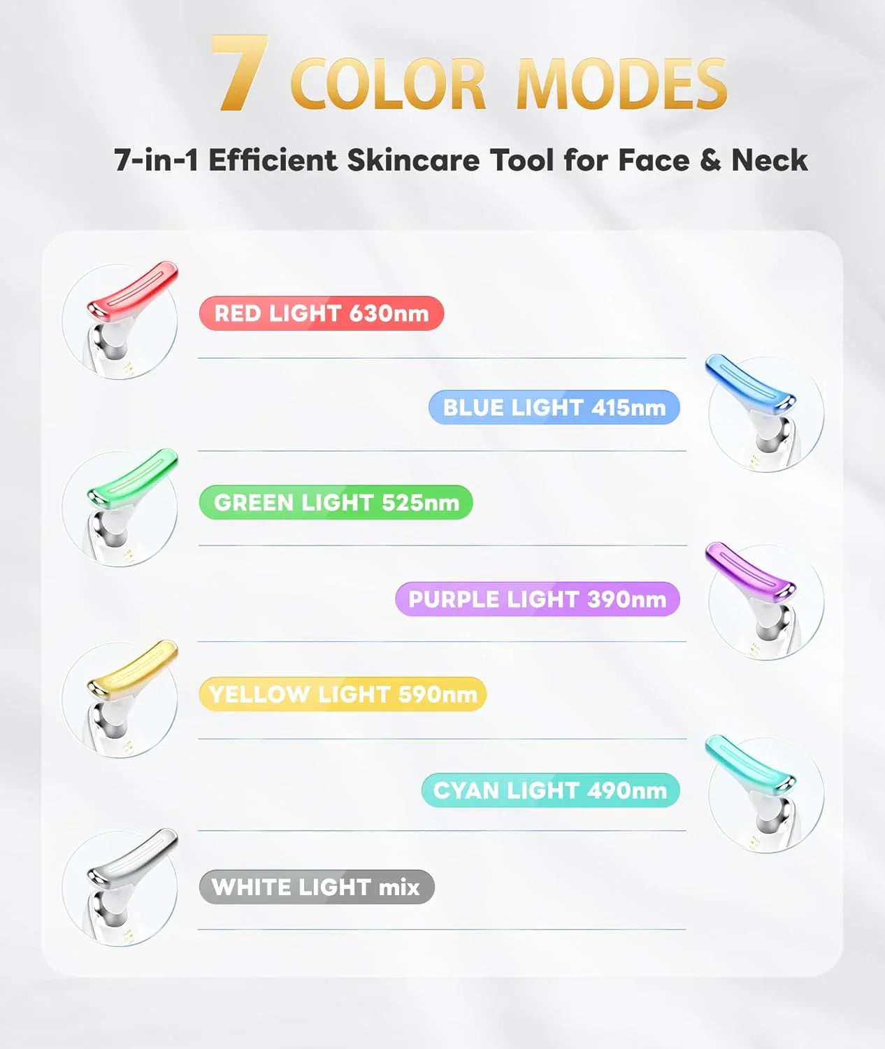 LumiGlow 7-Color LED Therapy Mask