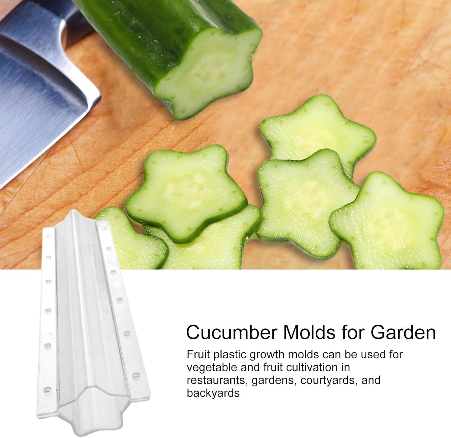 Creative Star-Shaped Mould for Fruits and Vegetables – Fun Shaping Tool for Cucumbers and More