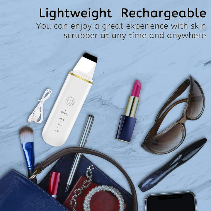 Ultrasonic Facial Skin Scrubber