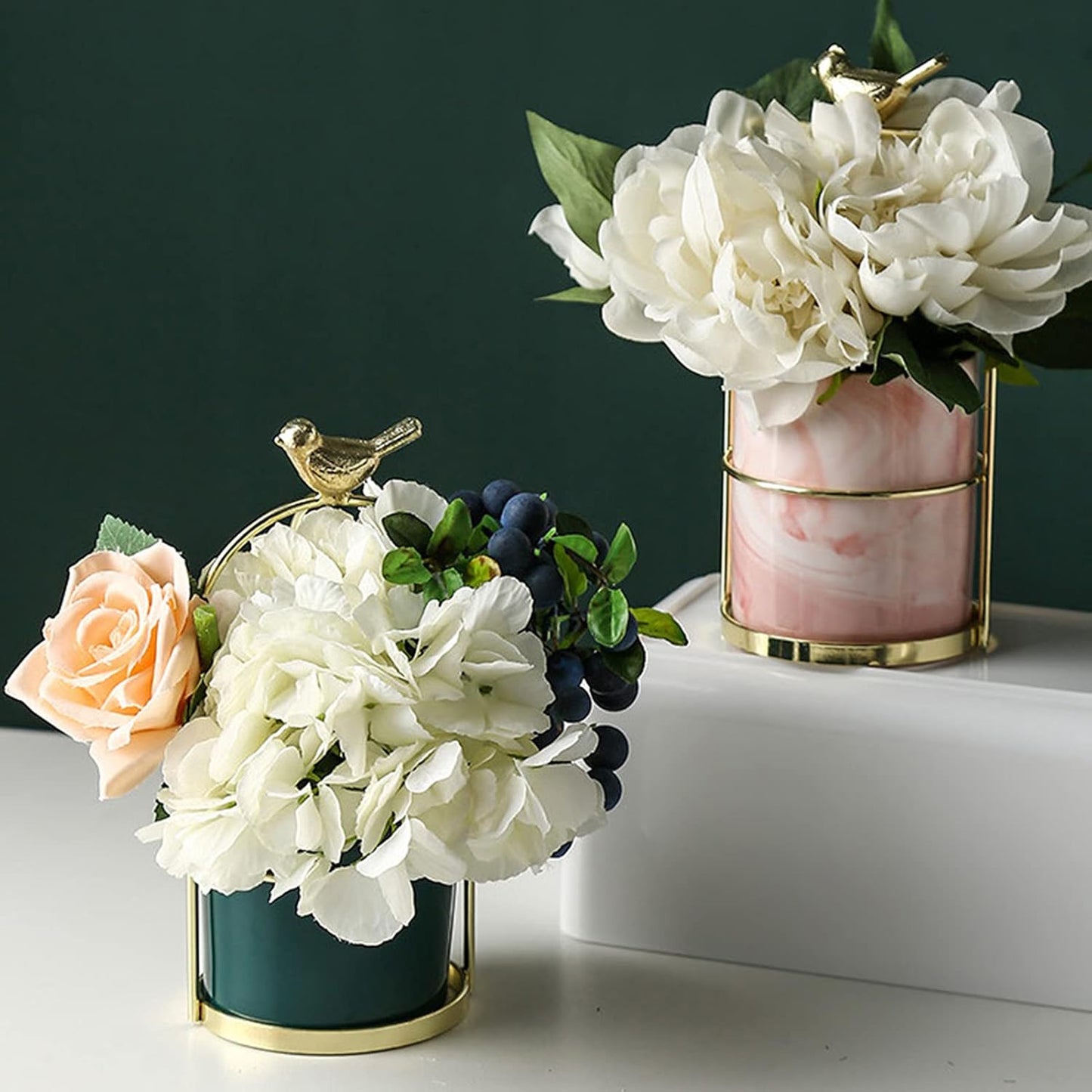 Decorative Bird-Themed Flower Pots for Elegant Home and Garden Display