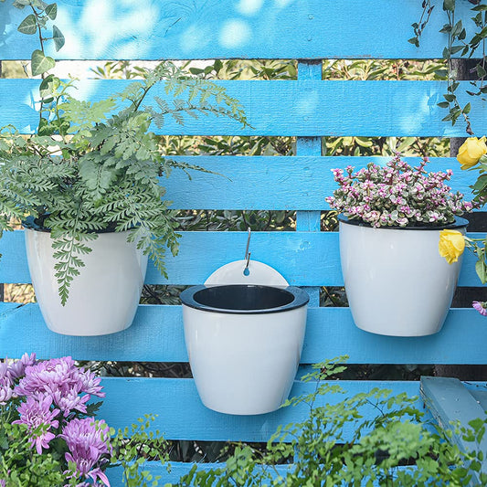 Self-Watering Wall-Mounted Plant Pot – Modern Hanging Planter for Easy Care