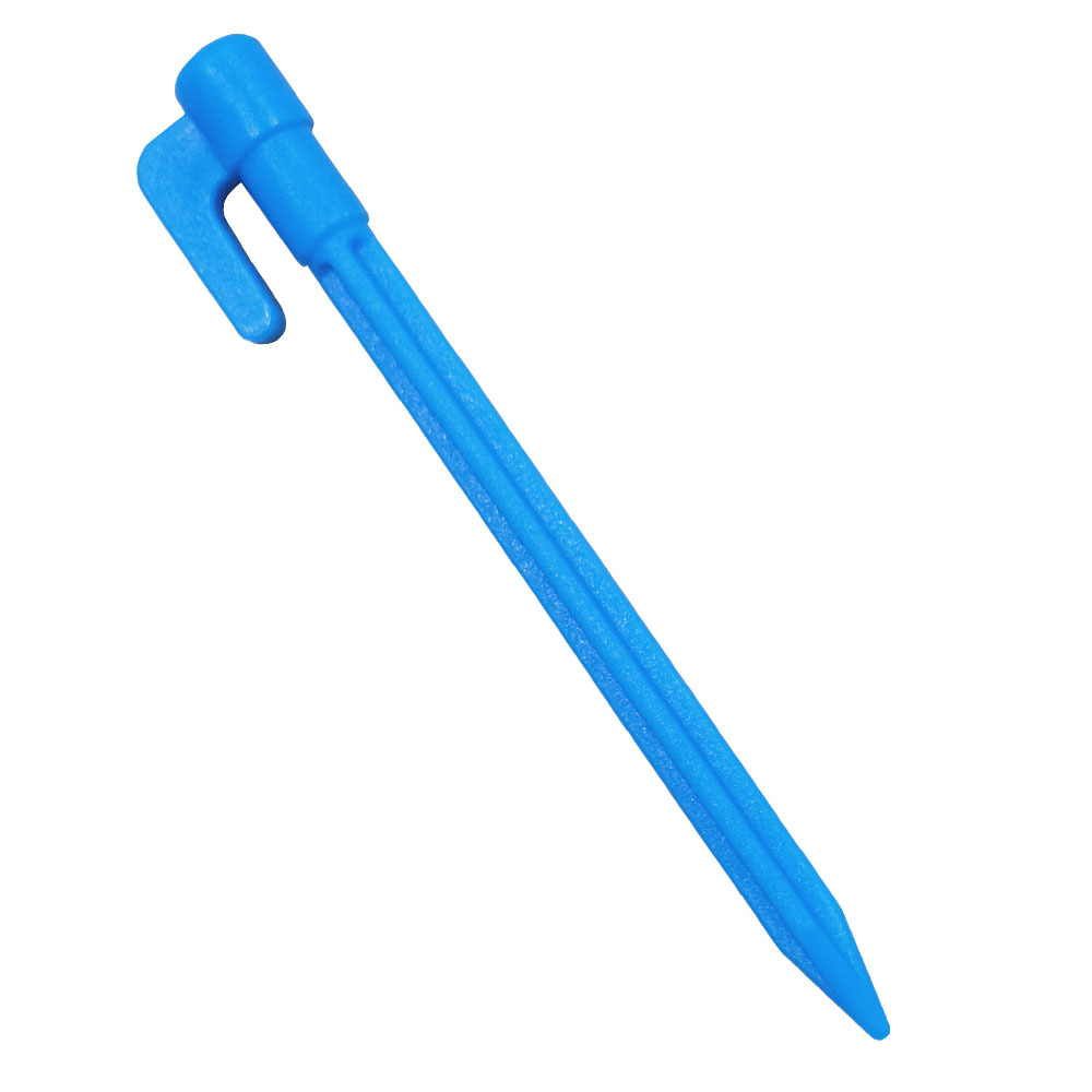 Durable Plastic Tent Pegs with Hooks - Heavy-Duty Pegs for Tarps and Camping