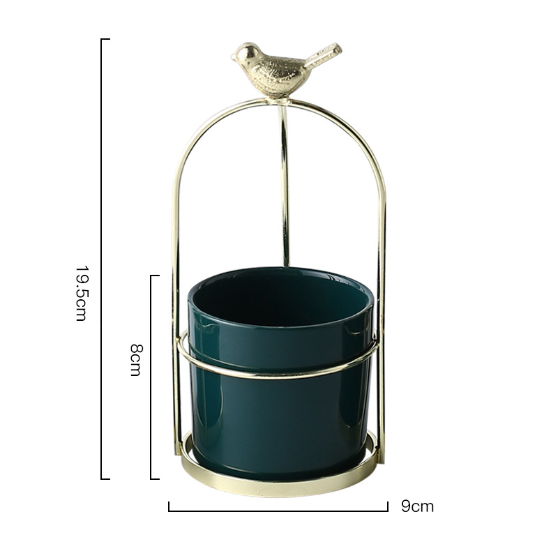 Decorative Bird-Themed Flower Pots for Elegant Home and Garden Display