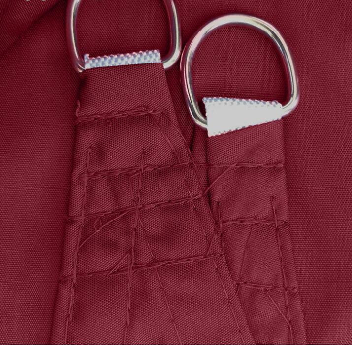 UV-Resistant Rectangular Sun Shade Sail - Outdoor Shade with Durable Rope for Protection