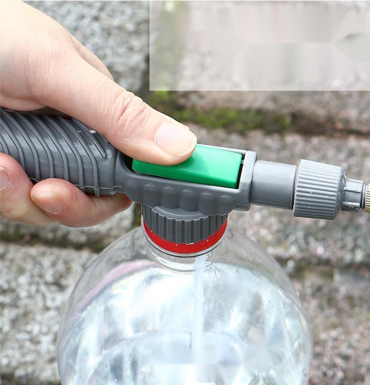 High-Pressure Bottle Garden Sprayer - Universal Nozzle for Watering and Cleaning