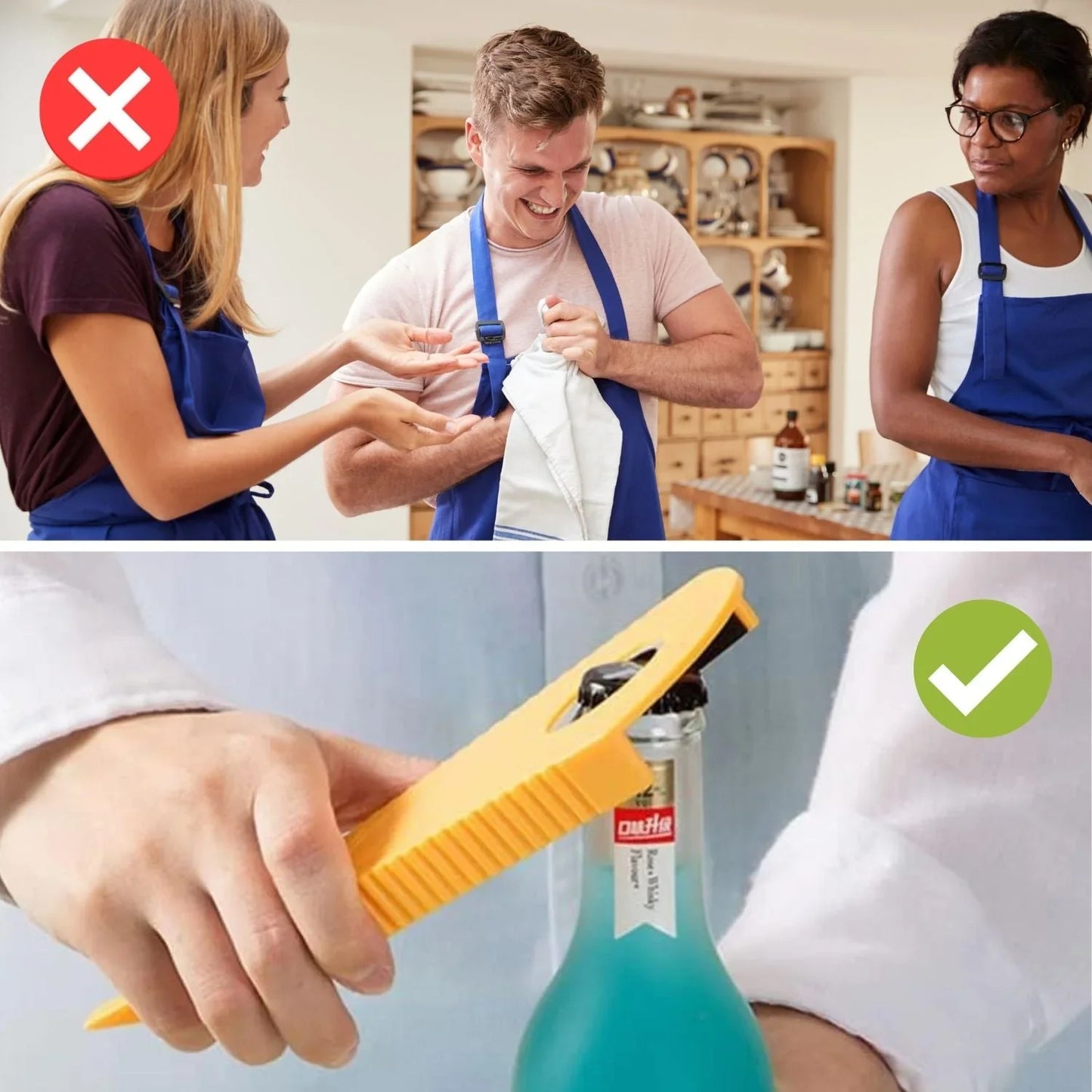 Comfortable Bottle Opener with Easy-Grip Handle