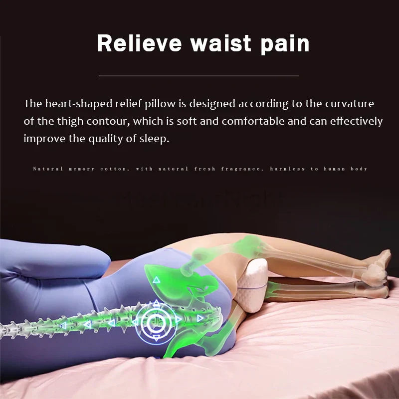 Ergonomic Memory Foam Leg Support Cushion