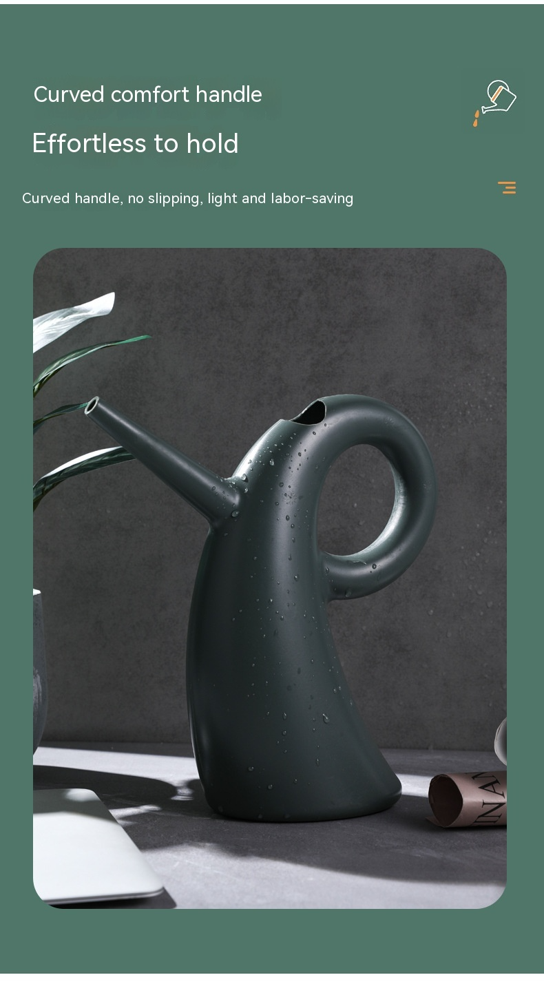 Watering Basin with Long Spout - Elegant Design for Accurate Plant Watering