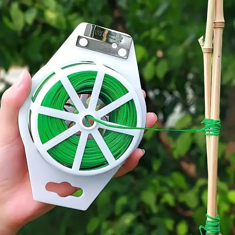 Plant Support Twist Tie Roll – 50m Garden Wire for Securing and Training Plants