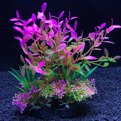 Realistic Artificial Aquarium Plants - Vibrant Decorative Plants for Fish Tanks
