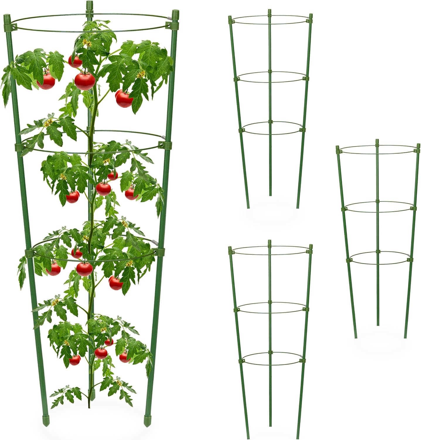 Plant Climbing Support Frame - Sturdy Ring Frame for Vining and Climbing Plants