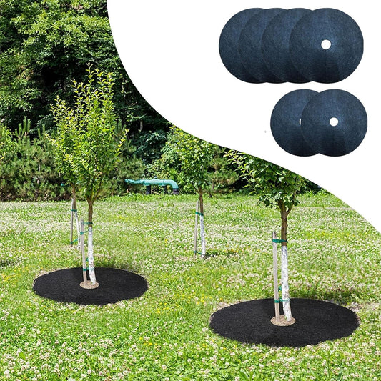 Tree Root Protection Mat – Breathable Weed Barrier Fleece for Garden and Plants