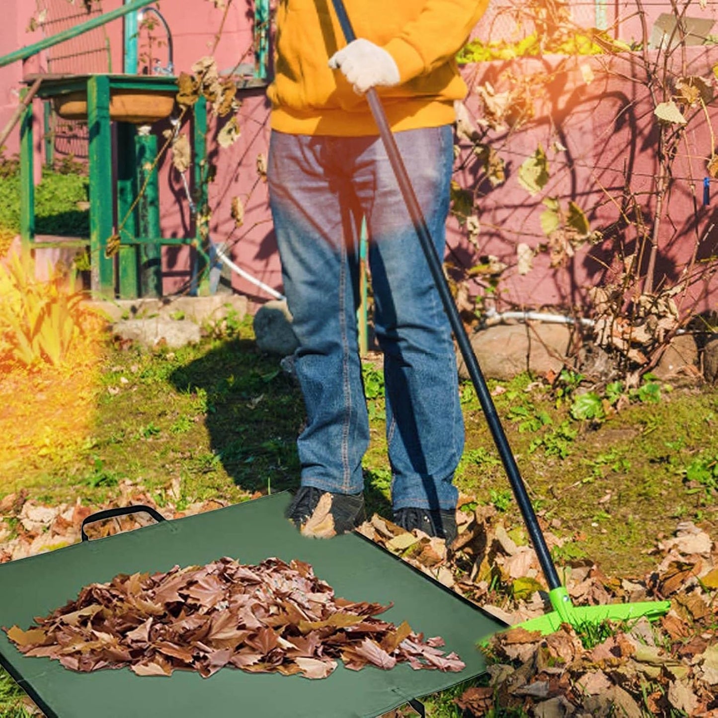 Collapsible Garden Waste Bag – Durable Collection Sack for Leaves and Debris