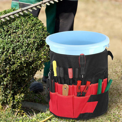 42-Pocket Garden Tool Storage Bag - Spacious Organizer for Outdoor Tools
