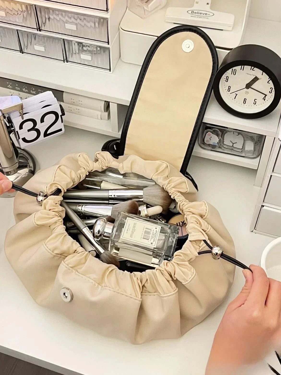 Spacious Waterproof Travel Cosmetic Bag