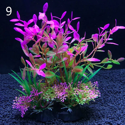 Realistic Artificial Aquarium Plants - Vibrant Decorative Plants for Fish Tanks
