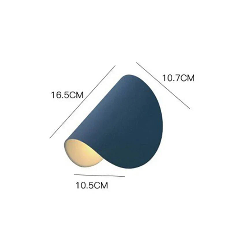 Modern LED Wall Light with Colourful Design for Stylish Interiors