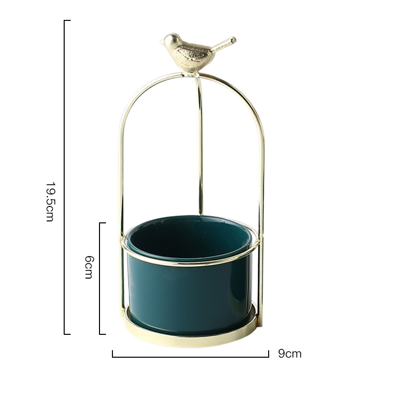 Decorative Bird-Themed Flower Pots for Elegant Home and Garden Display