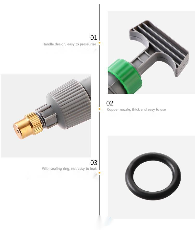 High-Pressure Bottle Garden Sprayer - Universal Nozzle for Watering and Cleaning