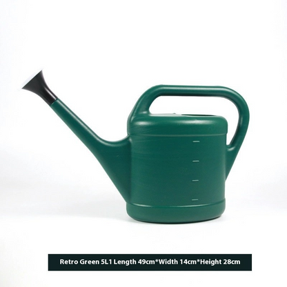 Large Capacity Watering Can with Long Spout - Plastic Garden Watering Tool