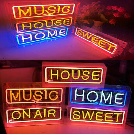 Acrylic Neon Light Sign – LED Table Lamp for Living Room & Bedroom Decor