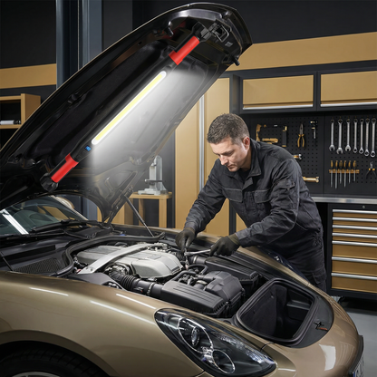 LED Work Light 3000LM – Rechargeable, Magnetic Base & Hanging Hook