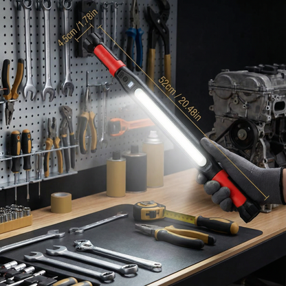 LED Work Light 3000LM – Rechargeable, Magnetic Base & Hanging Hook