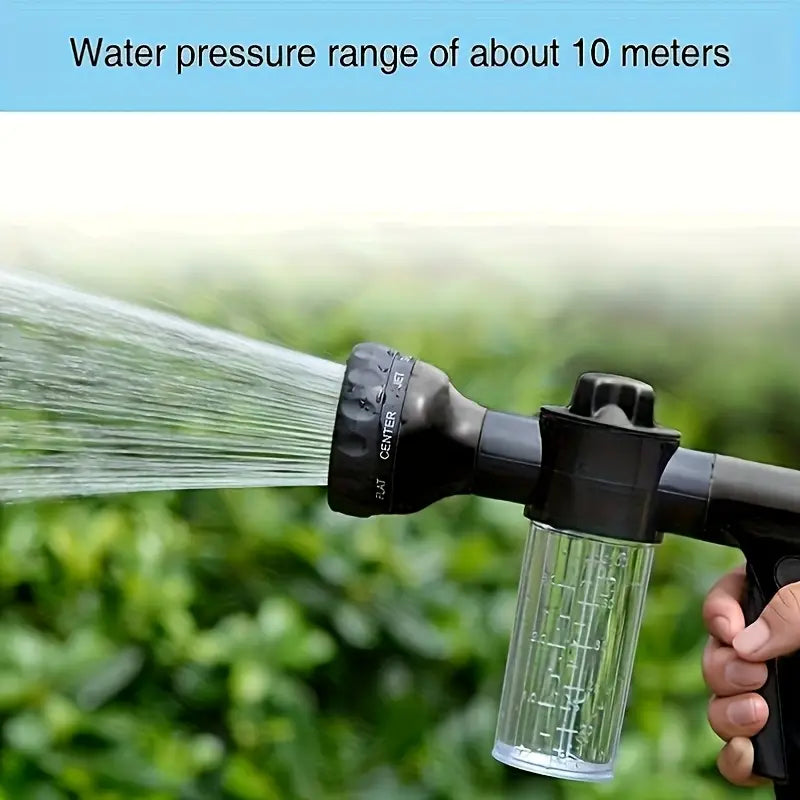 Multifunctional Car Cleaning Gun – Spray Nozzle with Microfiber Attachment for Deep Clean