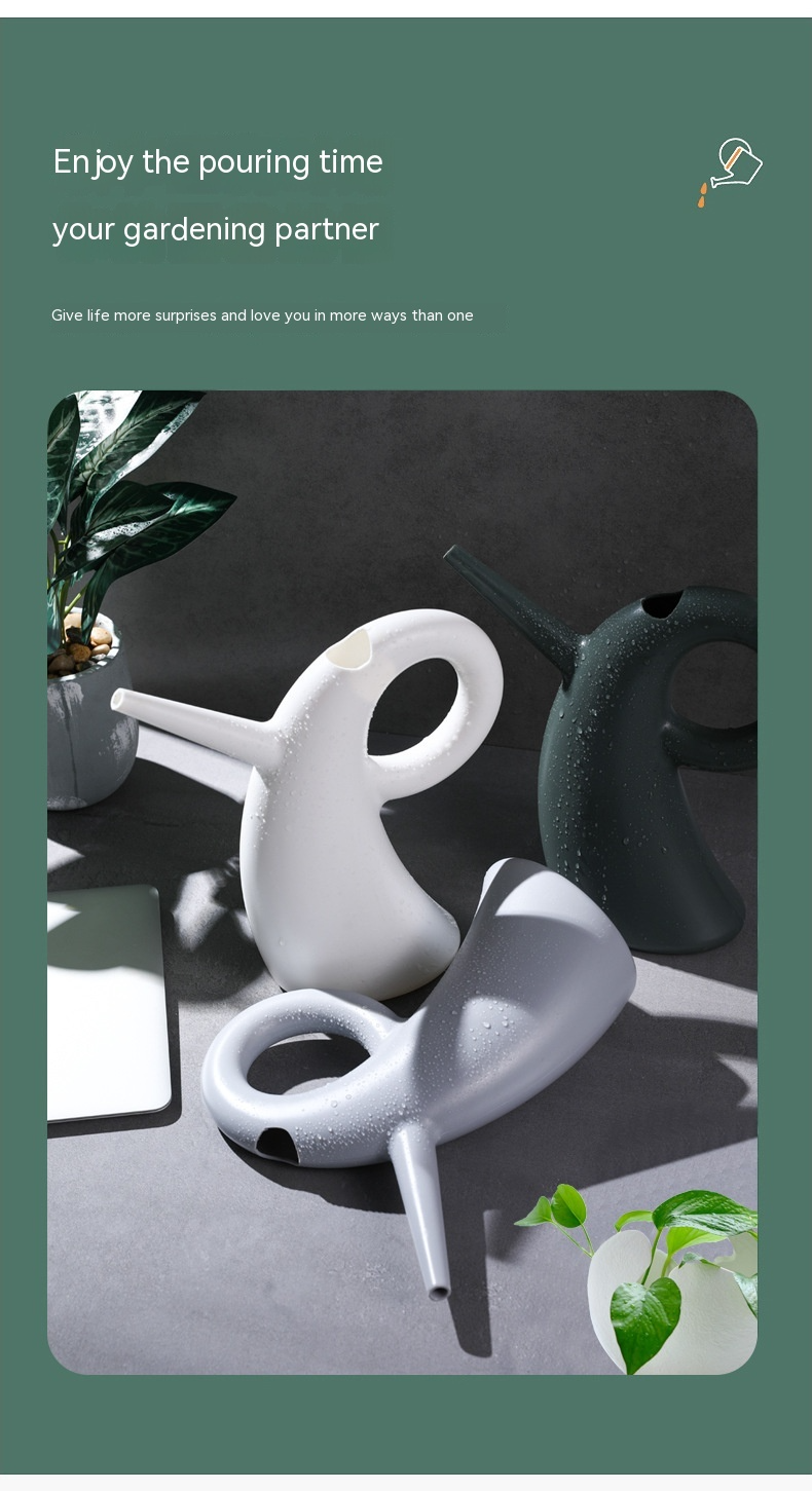 Watering Basin with Long Spout - Elegant Design for Accurate Plant Watering