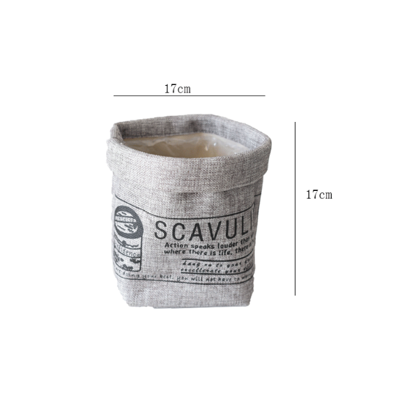 Stylish Printed Fabric Plant Pot – Multi-Use Storage Solution for Plants and Home Décor