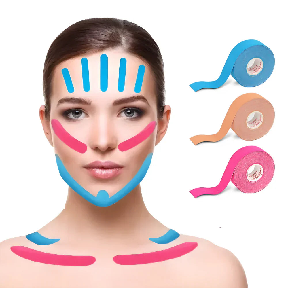 Facial & Neck Lifting Kinesiology Tape