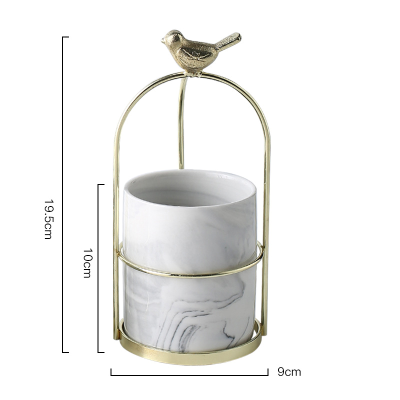Decorative Bird-Themed Flower Pots for Elegant Home and Garden Display