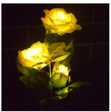 Solar-Powered Garden Rose Lights – Decorative Outdoor Lighting with Solar Panel