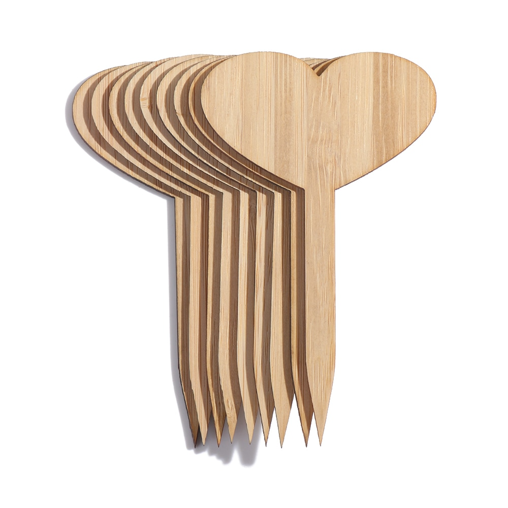 Reusable Wooden Plant Markers – Writable Labels for Garden & Balcony Herbs