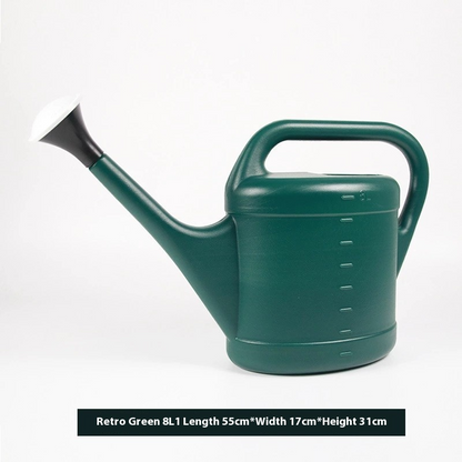 Large Capacity Watering Can with Long Spout - Plastic Garden Watering Tool