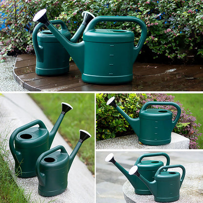 Large Capacity Watering Can with Long Spout - Plastic Garden Watering Tool