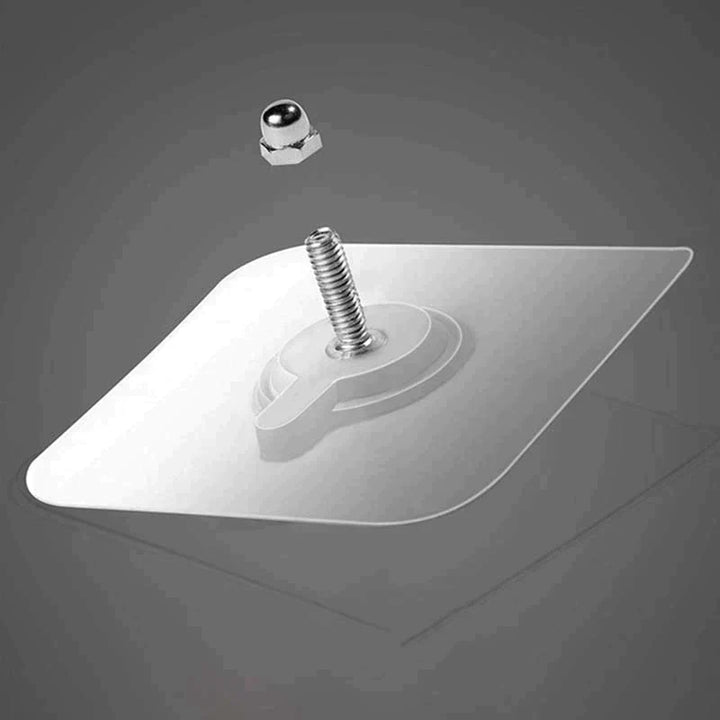 Strong Adhesive Wall Hooks – Reusable Transparent Hook Set