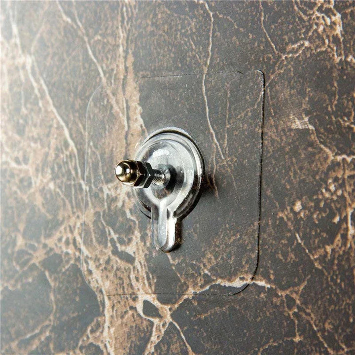 Strong Adhesive Wall Hooks – Reusable Transparent Hook Set
