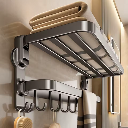 Self-Adhesive Suction Cup Towel Holder