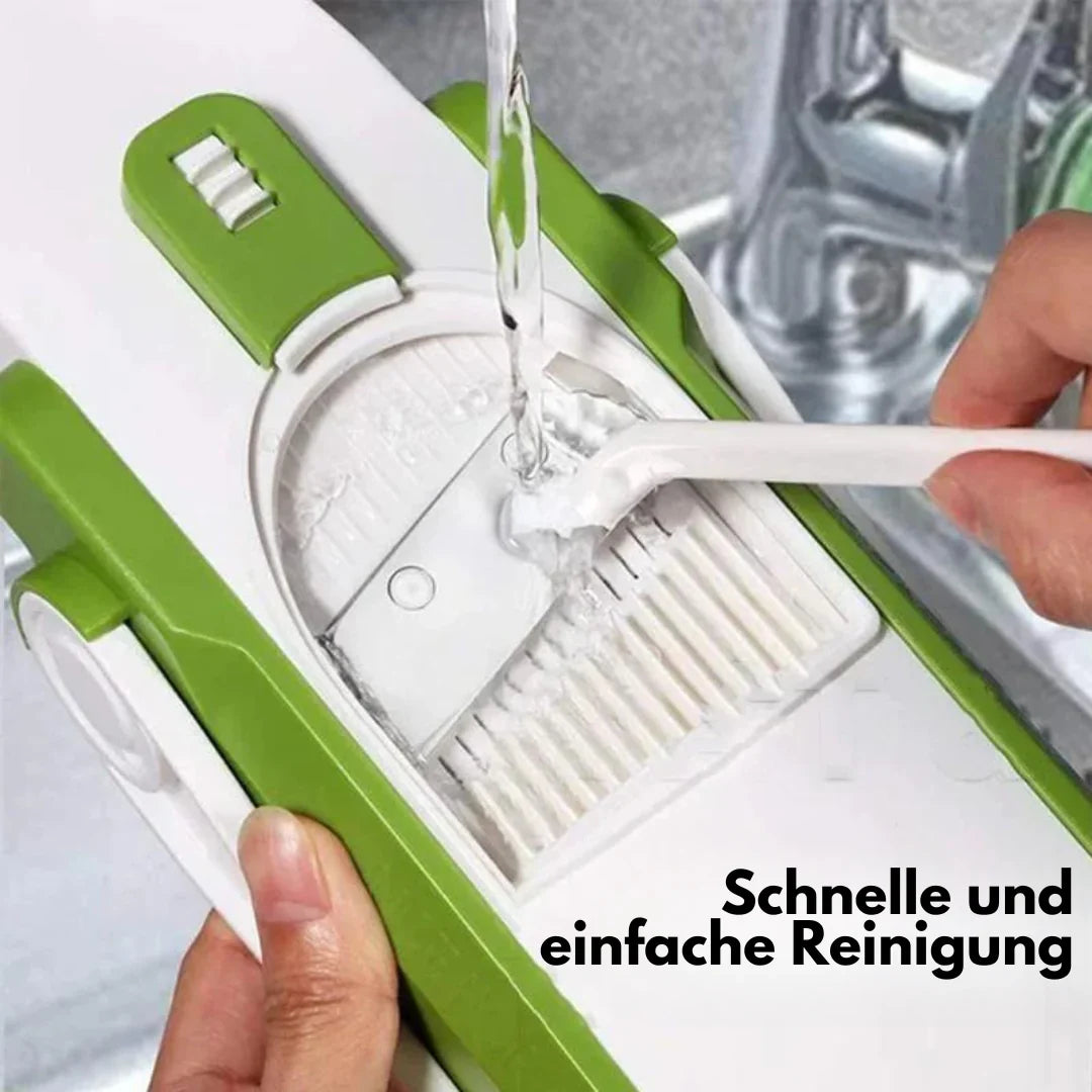 Adjustable Vegetable Slicer with Tray – Multifunctional Mandoline