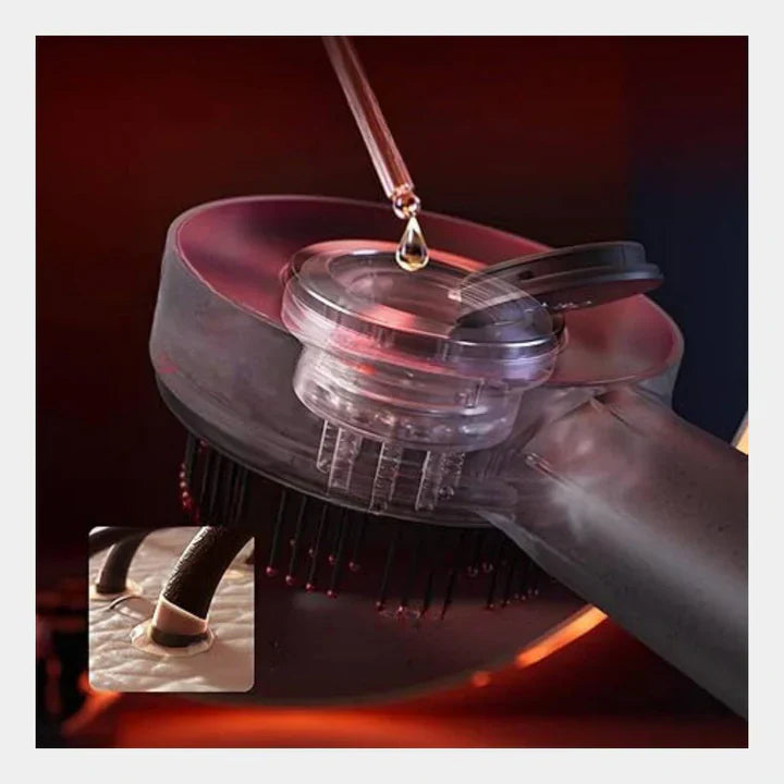 Rechargeable Scalp Massager With LED Light Therapy