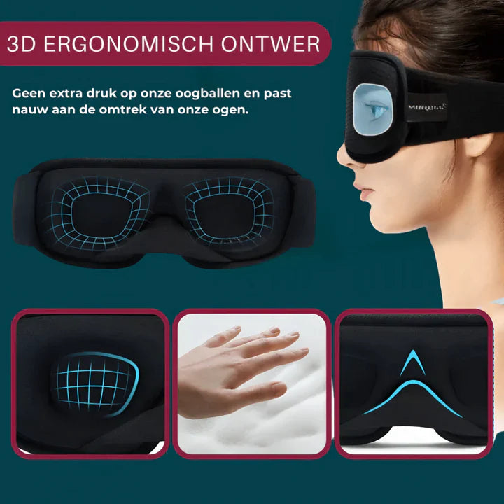 3D Contoured Sleep Mask