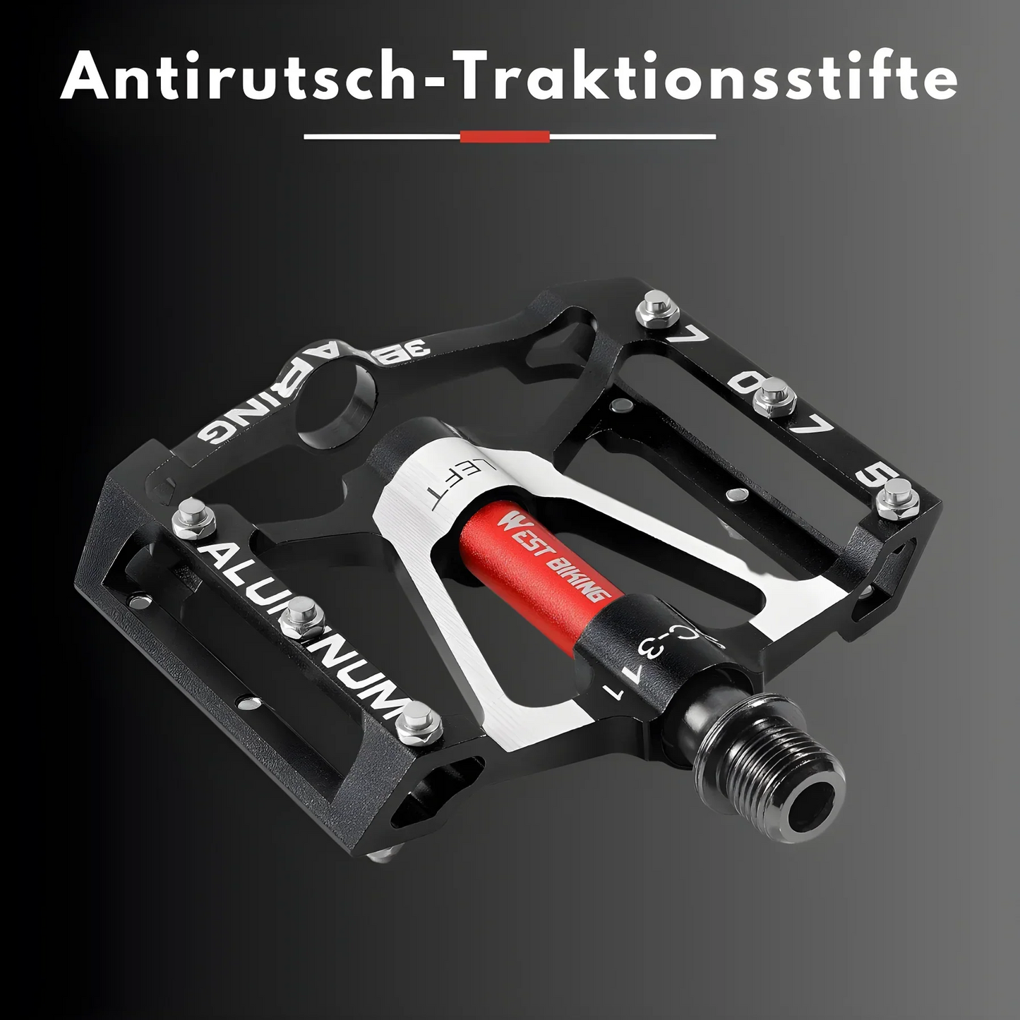 Lightweight Durable Bicycle Pedals With Non-Slip Grip – Enhanced Cycling Safety